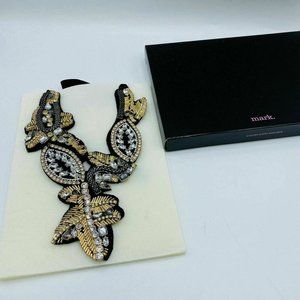 Avon Statement Goldtone Bib Baroque Necklace